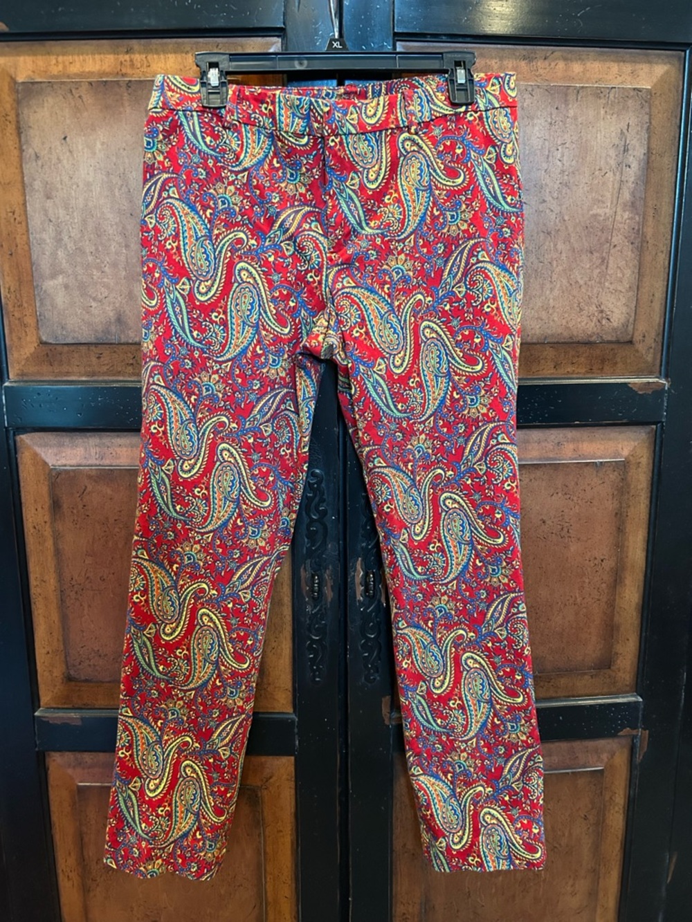 Ralph Lauren Red Paisley Stretch Chinos